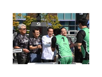 우상호 강원도지사 홍천 농구 이벤트에 깜짝 방문